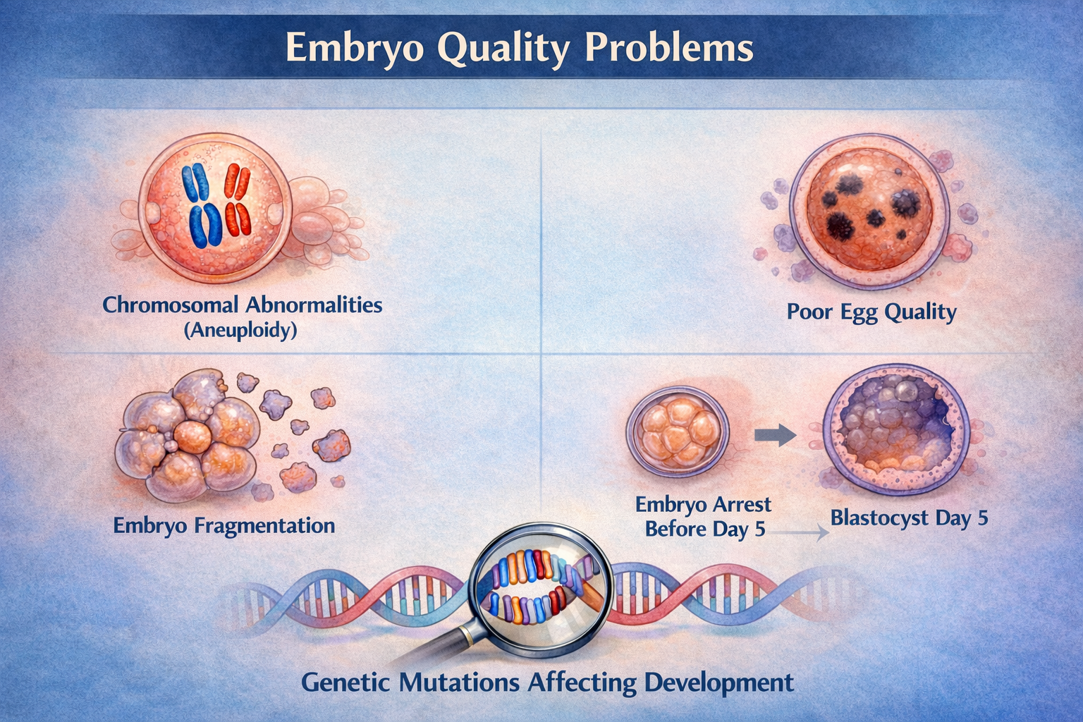 Embryo development stages